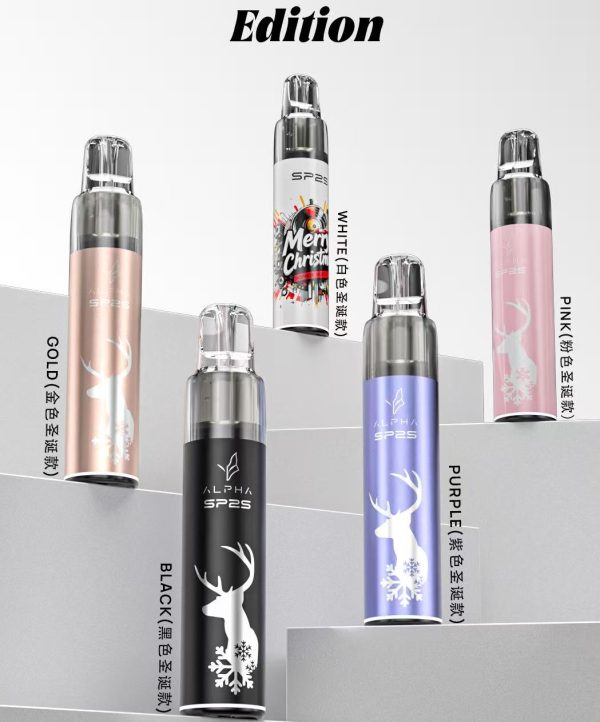 SP2S MAX限量聖誕款電子煙主機 馴鹿雪花主題配色(MAX菸彈)：圖片 2