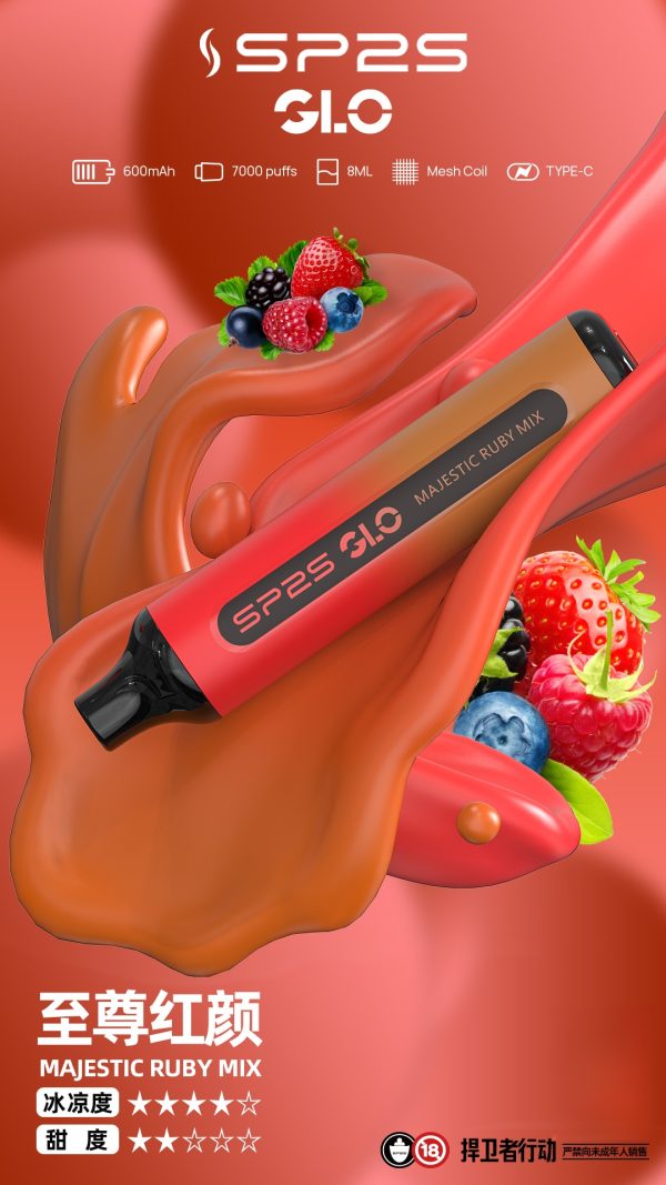 SP2S思博瑞7000口一次性拋棄式電子煙、新品上市：圖片 9