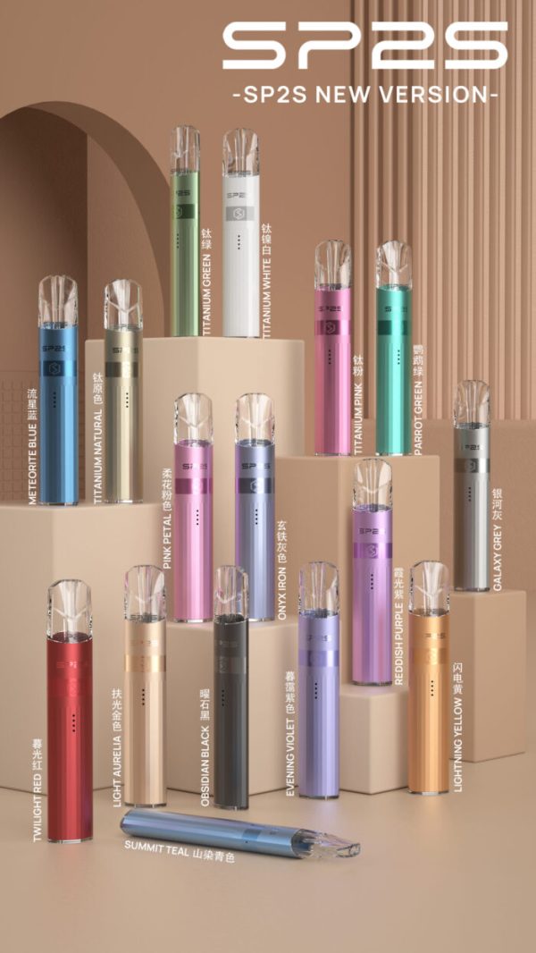 SP2S升級版電鍍鈦色主機/SP2S 鈦發光主機/通用於一代菸彈：圖片 2