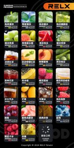 Relx悅刻6代煙彈 悅刻限無六代煙彈一顆裝 (通用Relx 4, 5, 6代主機)54種口味：圖片 2