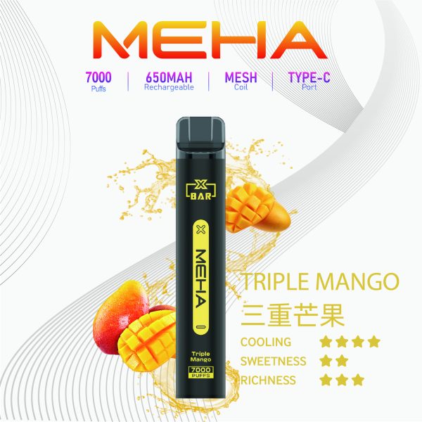 MEHA魅嗨7000口一次性拋棄式電子煙|16種經典口味全新登場：圖片 15