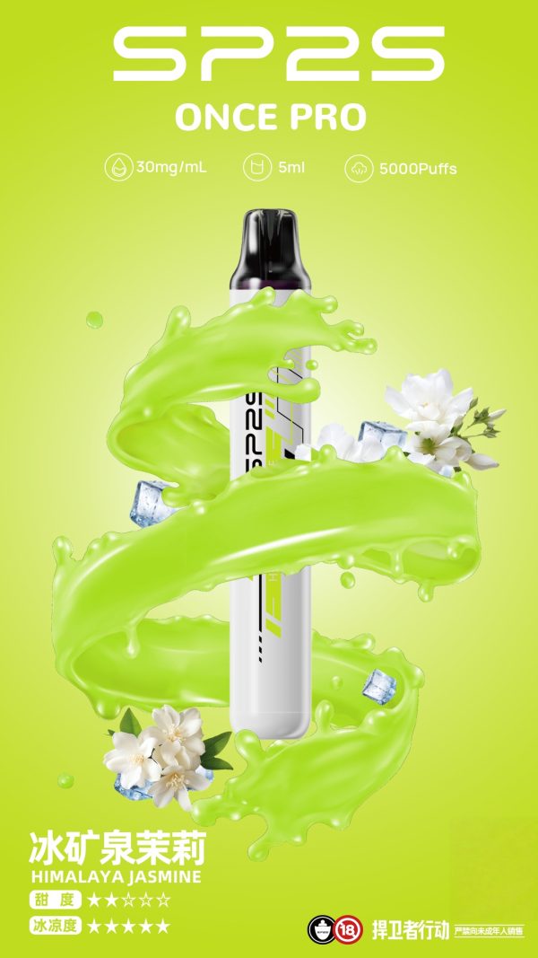 SP2S 5000口抛棄式/一次性電子煙新品上市十二種口味任意挑選：圖片 3