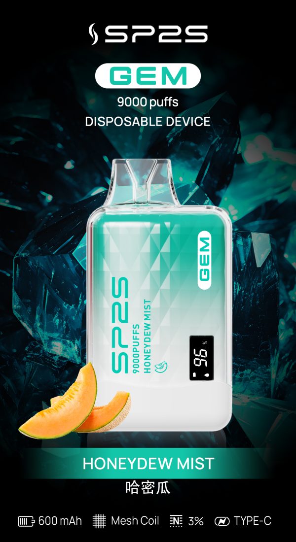 SP2S思博瑞9000口一次性拋棄式電子煙、15種口味任意挑選：圖片 7