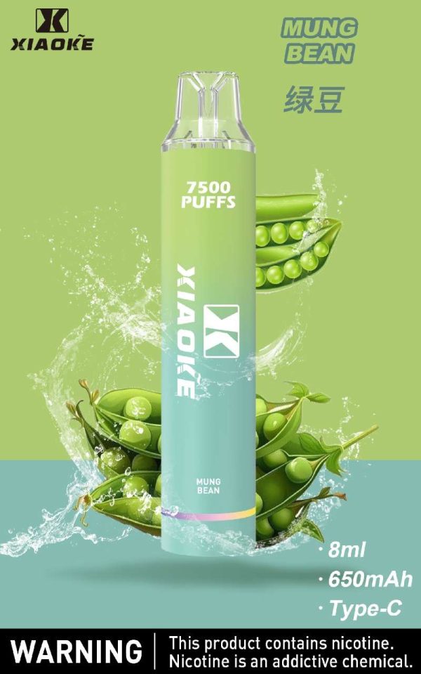 Xiaoke枭客7500口一次性抛弃式電子煙、新款上市25种口味吸入时亮彩色跑马灯：圖片 16
