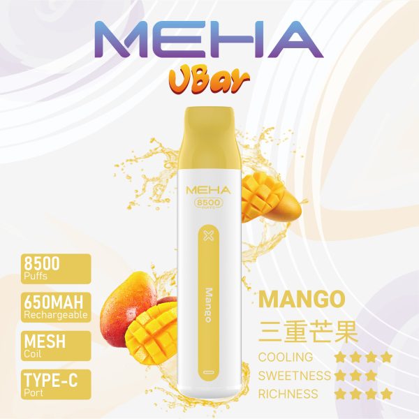 MEHA魅嗨8500口小白條一次性拋棄式＆新品上市震撼來襲、十六種口味選擇：圖片 5