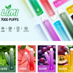 LIMI發光拋棄式電子煙7000口PUFFS、新品上市16種口味