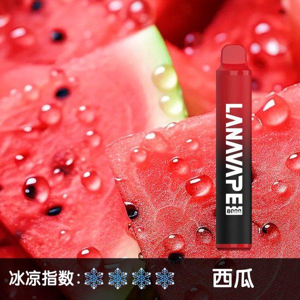 LANA8000口大容量拋棄式、一次性電子煙：圖片 4