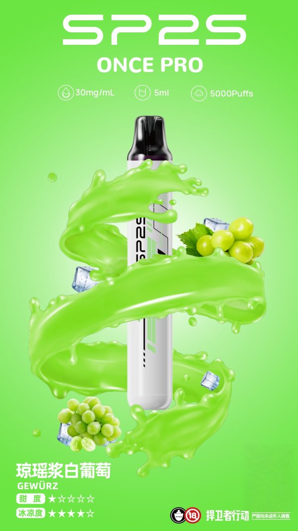 SP2S 5000口抛棄式/一次性電子煙新品上市十二種口味任意挑選：圖片 10