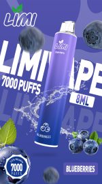 LIMI發光拋棄式電子煙7000口PUFFS、新品上市16種口味：圖片 15