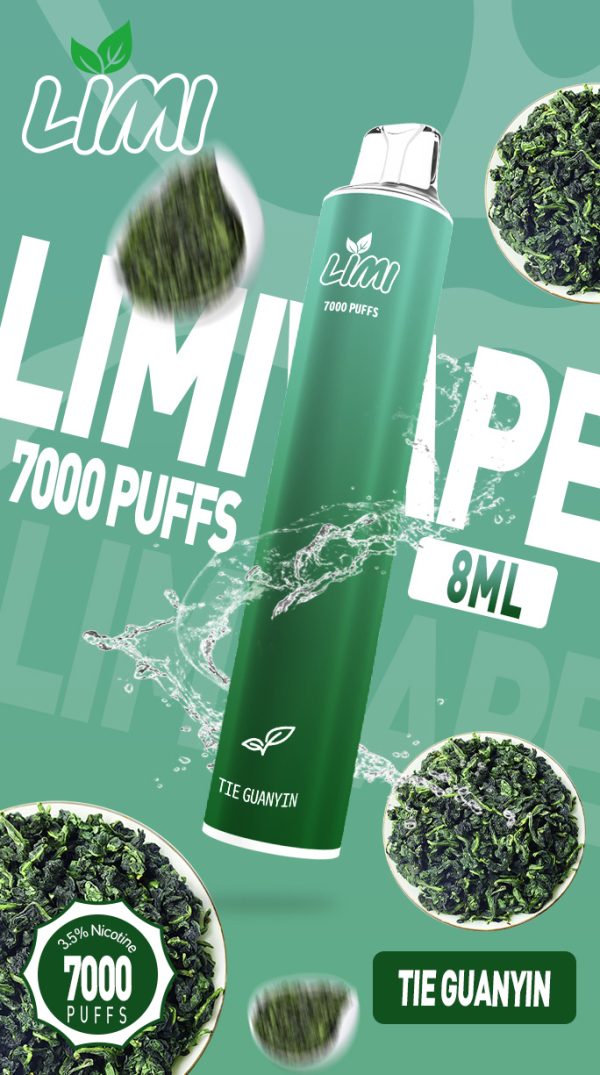 LIMI發光拋棄式電子煙7000口PUFFS、新品上市16種口味：圖片 7