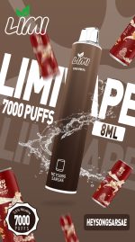 LIMI發光拋棄式電子煙7000口PUFFS、新品上市16種口味：圖片 8