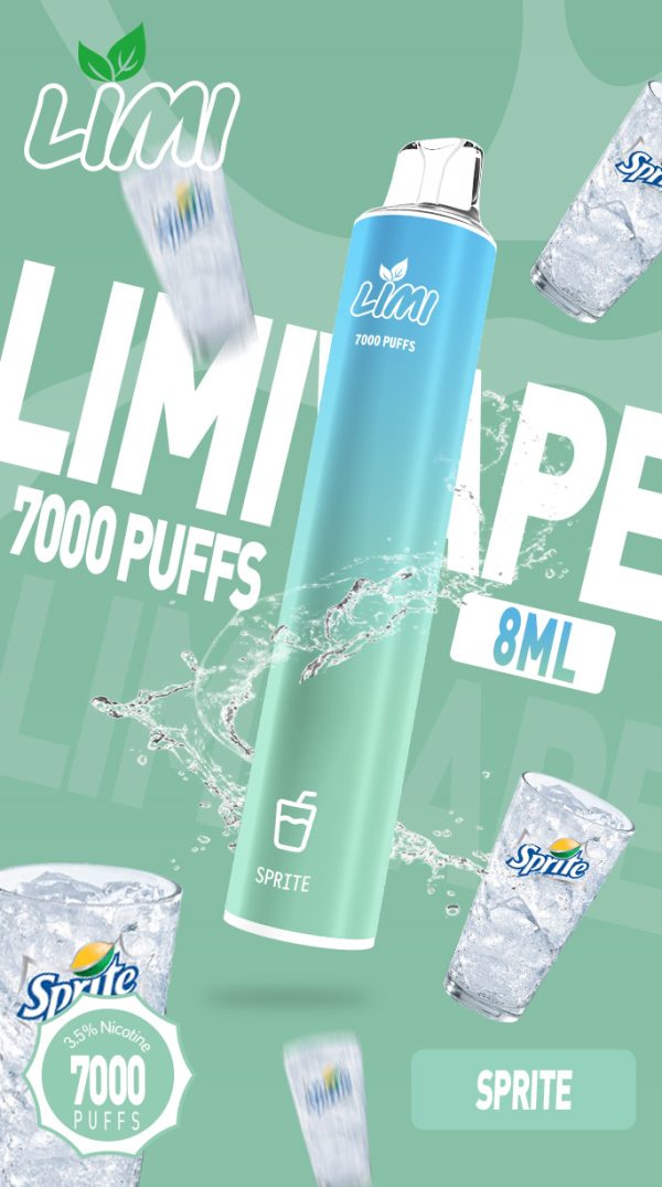 LIMI發光拋棄式電子煙7000口PUFFS、新品上市16種口味：圖片 13