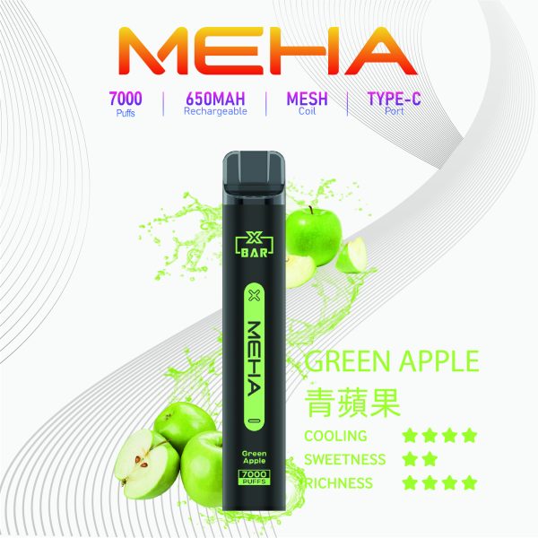 MEHA魅嗨7000口一次性拋棄式電子煙|16種經典口味全新登場：圖片 14
